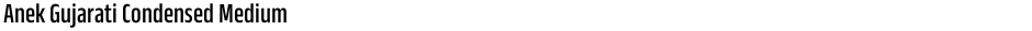 Anek Gujarati Condensed MediumDemo