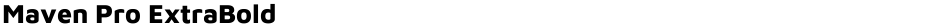 Maven Pro ExtraBoldDemo