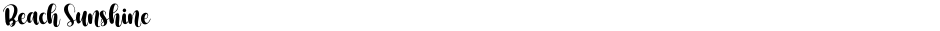 Beach SunshineDemo