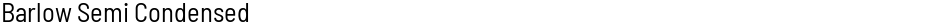 Barlow Semi CondensedDemo