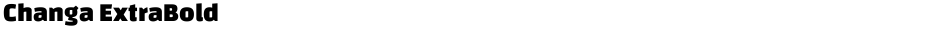 Changa ExtraBoldDemo
