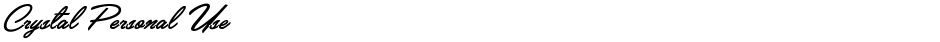 Crystal Personal UseDemo