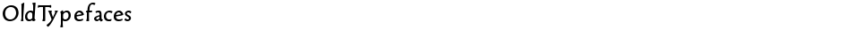 OldTypefacesDemo