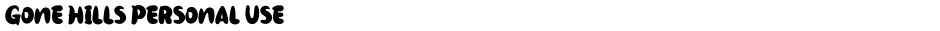 Gone Hills Personal UseDemo