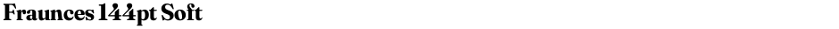 Fraunces 144pt SoftDemo