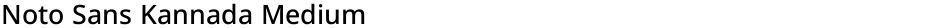 Noto Sans Kannada MediumDemo