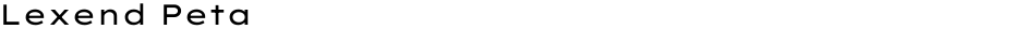 Lexend PetaDemo