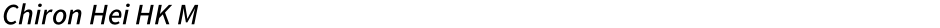 Chiron Hei HK MDemo