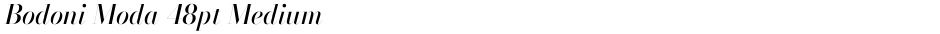Bodoni Moda 48pt MediumDemo
