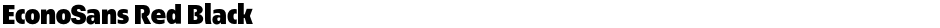 EconoSans Red BlackDemo