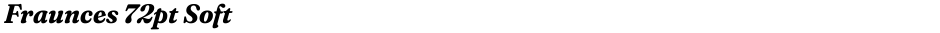 Fraunces 72pt SoftDemo