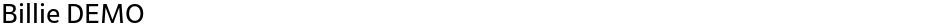 Billie DEMODemo