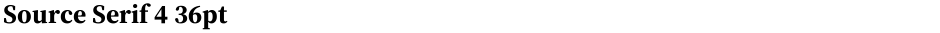 Source Serif 4 36ptDemo