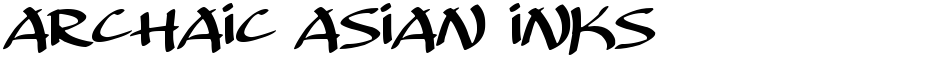 Archaic Asian InksDemo