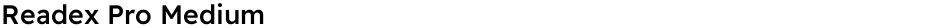 Readex Pro MediumDemo