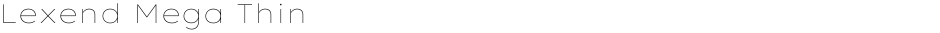 Lexend Mega ThinDemo