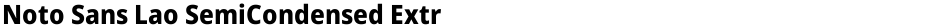 Noto Sans Lao SemiCondensed ExtraBoldDemo