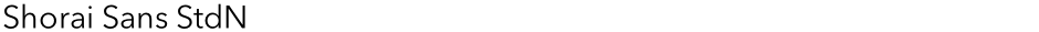 Shorai Sans StdNDemo