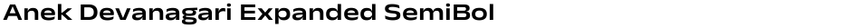 Anek Devanagari Expanded SemiBoldDemo
