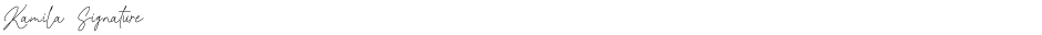 Kamila SignatureDemo