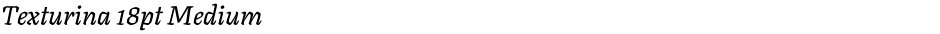 Texturina 18pt MediumDemo