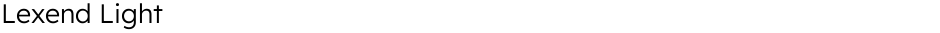 Lexend LightDemo
