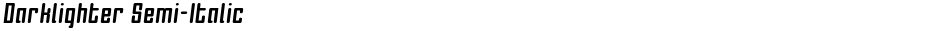 Darklighter Semi-ItalicDemo
