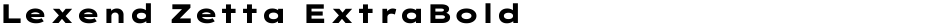 Lexend Zetta ExtraBoldDemo