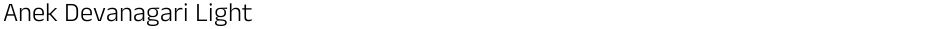 Anek Devanagari LightDemo
