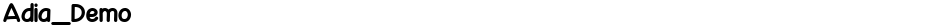 Adia_DemoDemo