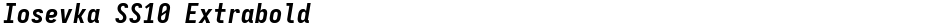 Iosevka SS10 ExtraboldDemo