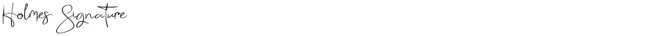 Holmes SignatureDemo