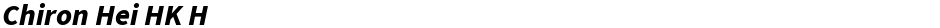 Chiron Hei HK HDemo