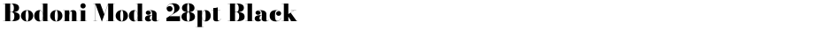 Bodoni Moda 28pt BlackDemo