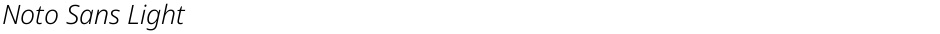 Noto Sans LightDemo