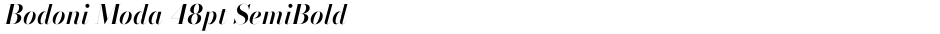 Bodoni Moda 48pt SemiBoldDemo