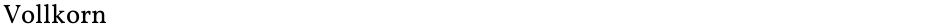 VollkornDemo