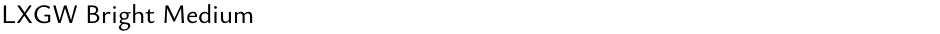 LXGW Bright MediumDemo