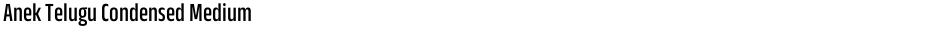 Anek Telugu Condensed MediumDemo