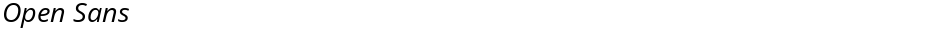 Open SansDemo