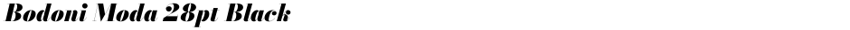 Bodoni Moda 28pt BlackDemo
