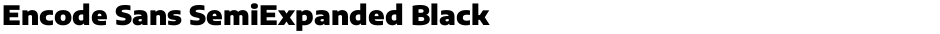 Encode Sans SemiExpanded BlackDemo