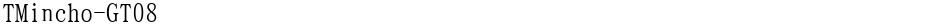 TMincho-GT08Demo