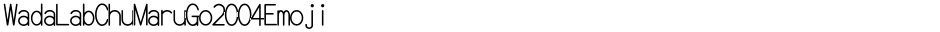 WadaLabChuMaruGo2004EmojiDemo
