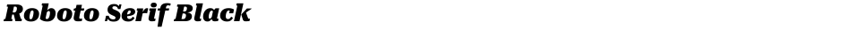Roboto Serif BlackDemo