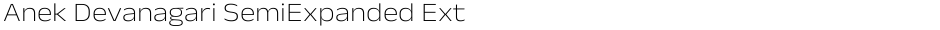 Anek Devanagari SemiExpanded ExtraLightDemo