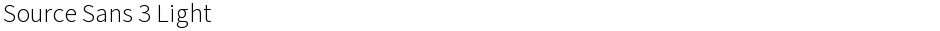 Source Sans 3 LightDemo