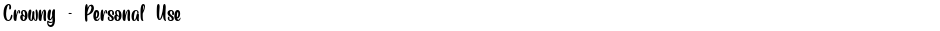 Crowny - Personal UseDemo