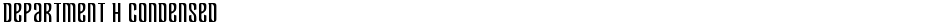 Department H CondensedDemo