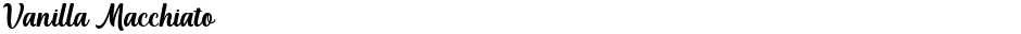 Vanilla MacchiatoDemo